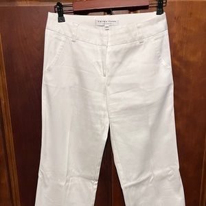 Trina Turk white slacks size 2